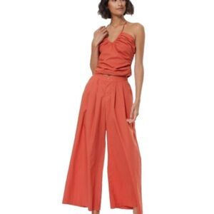 YFB 100% cotton Cosmo Pants Orange Wide Leg